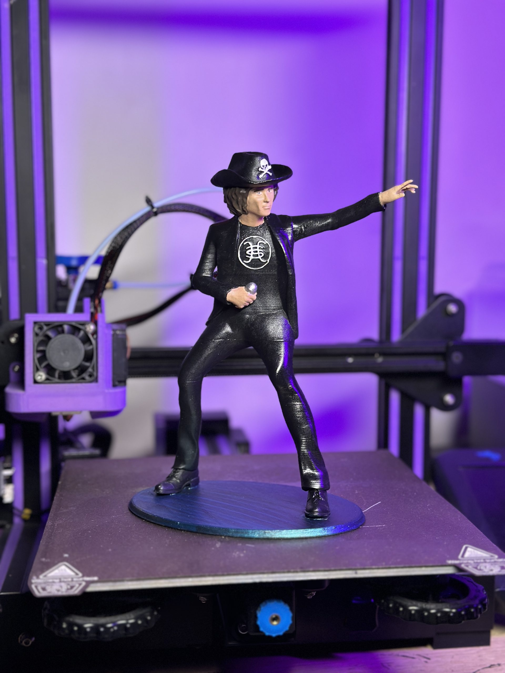 Enrique Bunbury – Figura 3D | Pintada a Mano