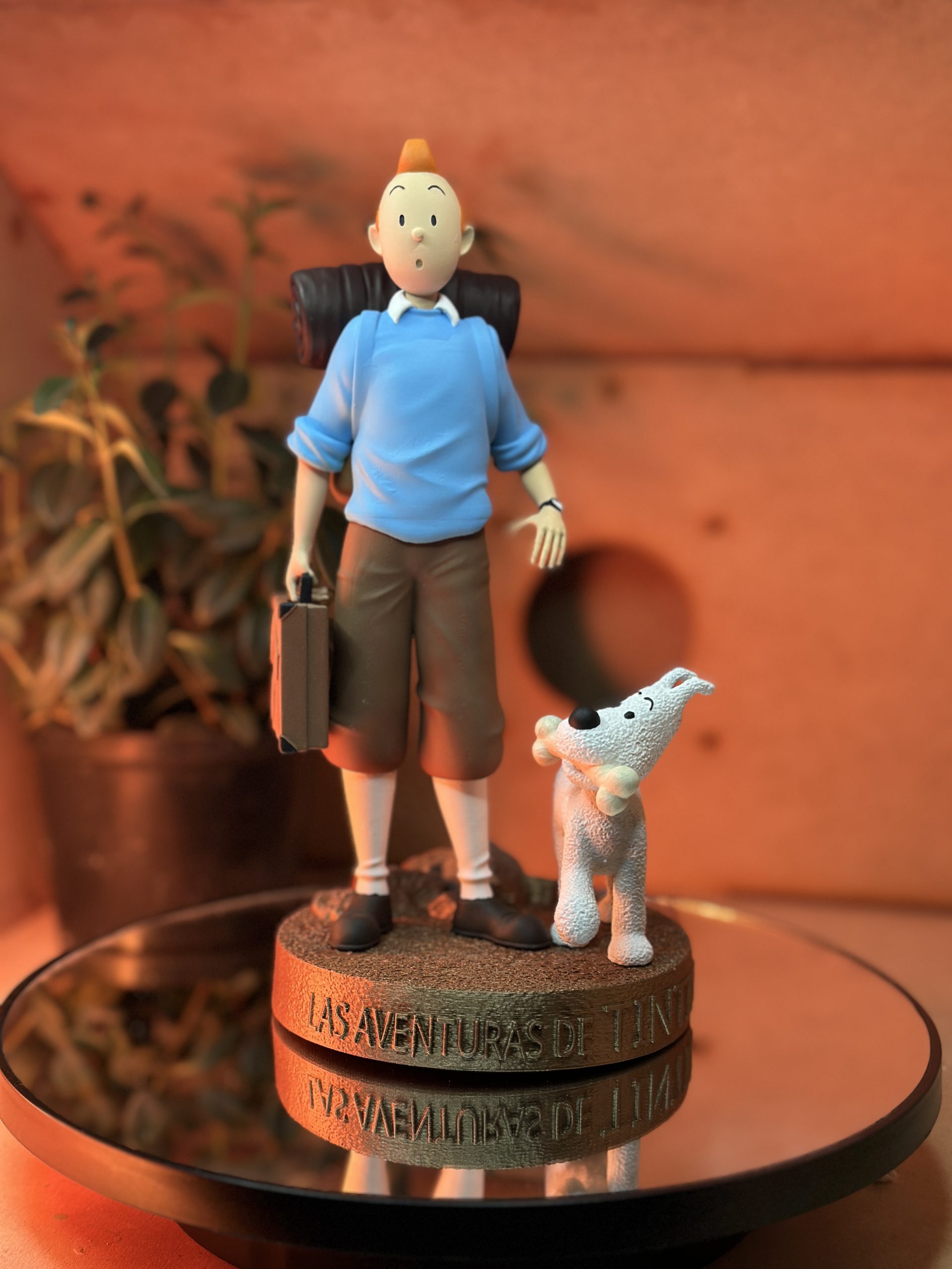 Tintín y Milú – Figura 3D Las Aventuras de Tintín
