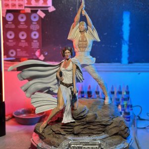 Luke Skywalker y Princesa Leia – Diorama Star Wars