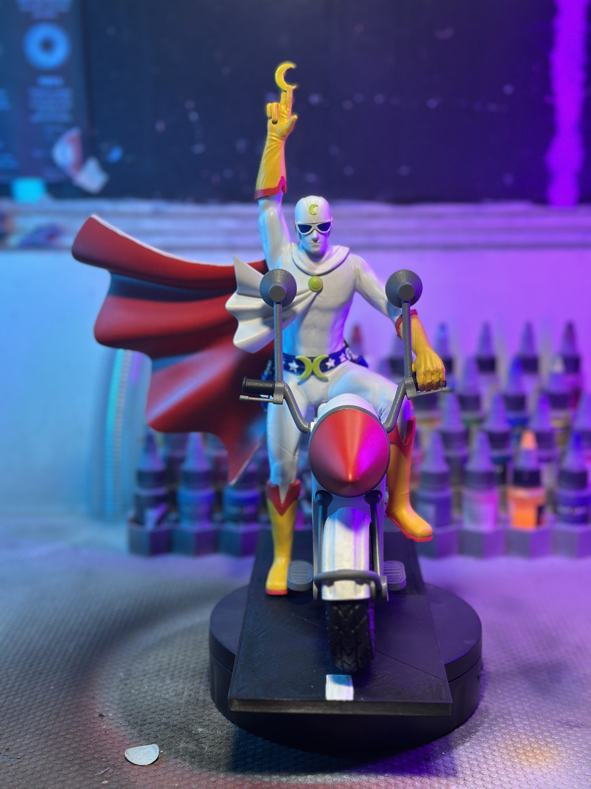 Capitán Centella – Diorama con Motocicleta
