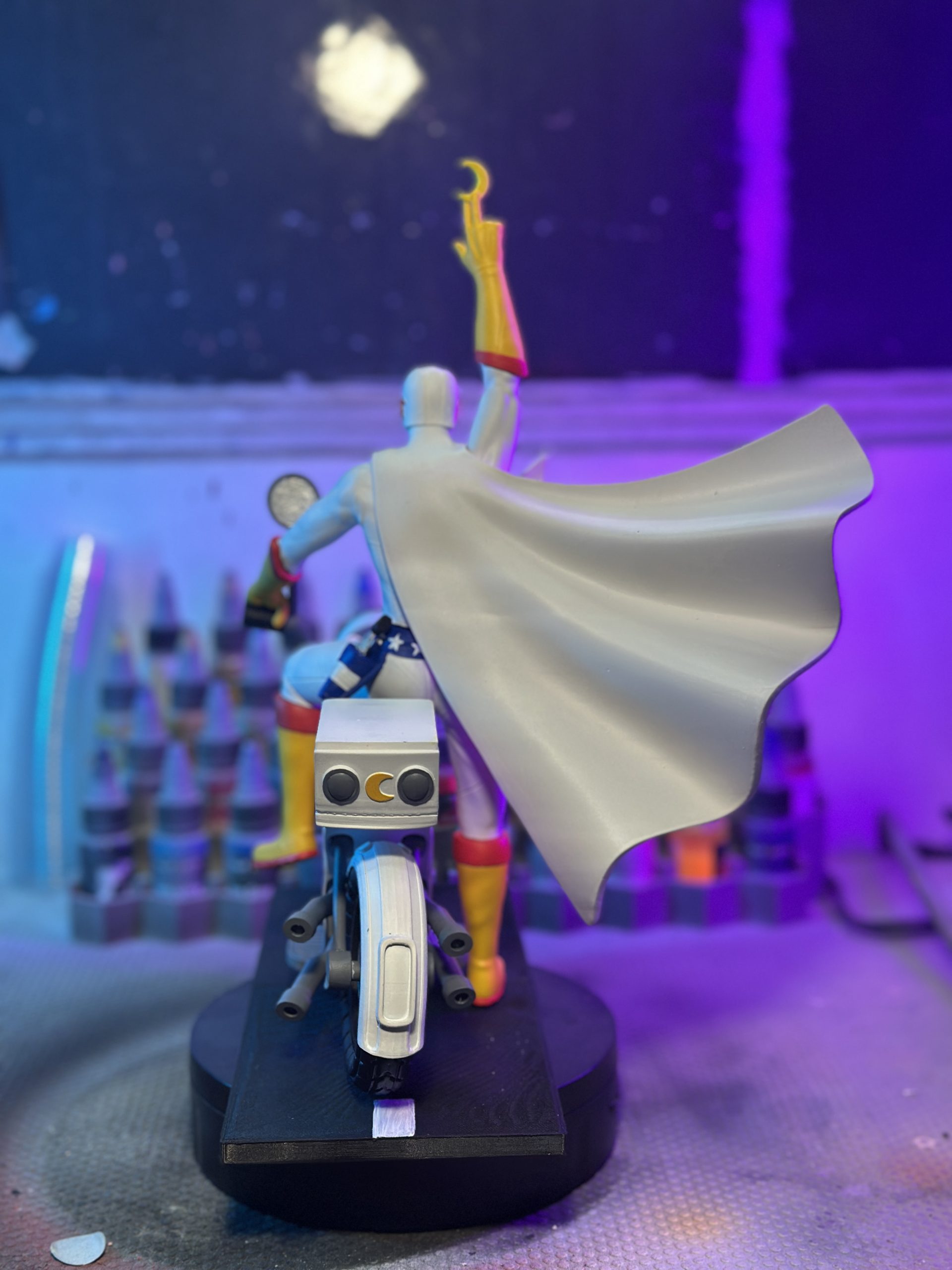 Capitán Centella – Diorama con Motocicleta